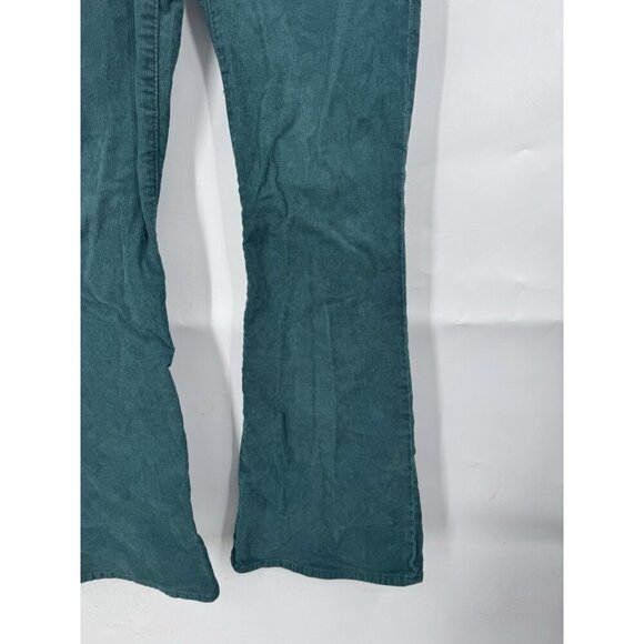 American Eagle Super High Rose Flare Women 0 Forest Green Retro Preppy Western - Picture 11 of 11